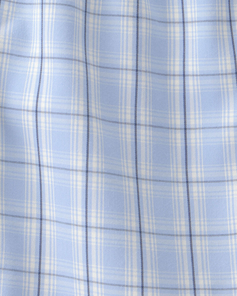 Boys 2-Pack Stripe Pajama Shorts - Blue, image 3 of 4 slides