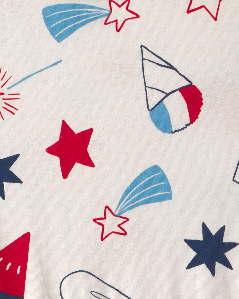 Girls Fourth Of July Popsicle Sleeveless Knit Dress, image 3 of 4 slides