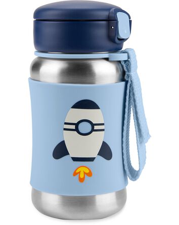 Spark Style Stainless Steel Straw Bottle - Rocket, 