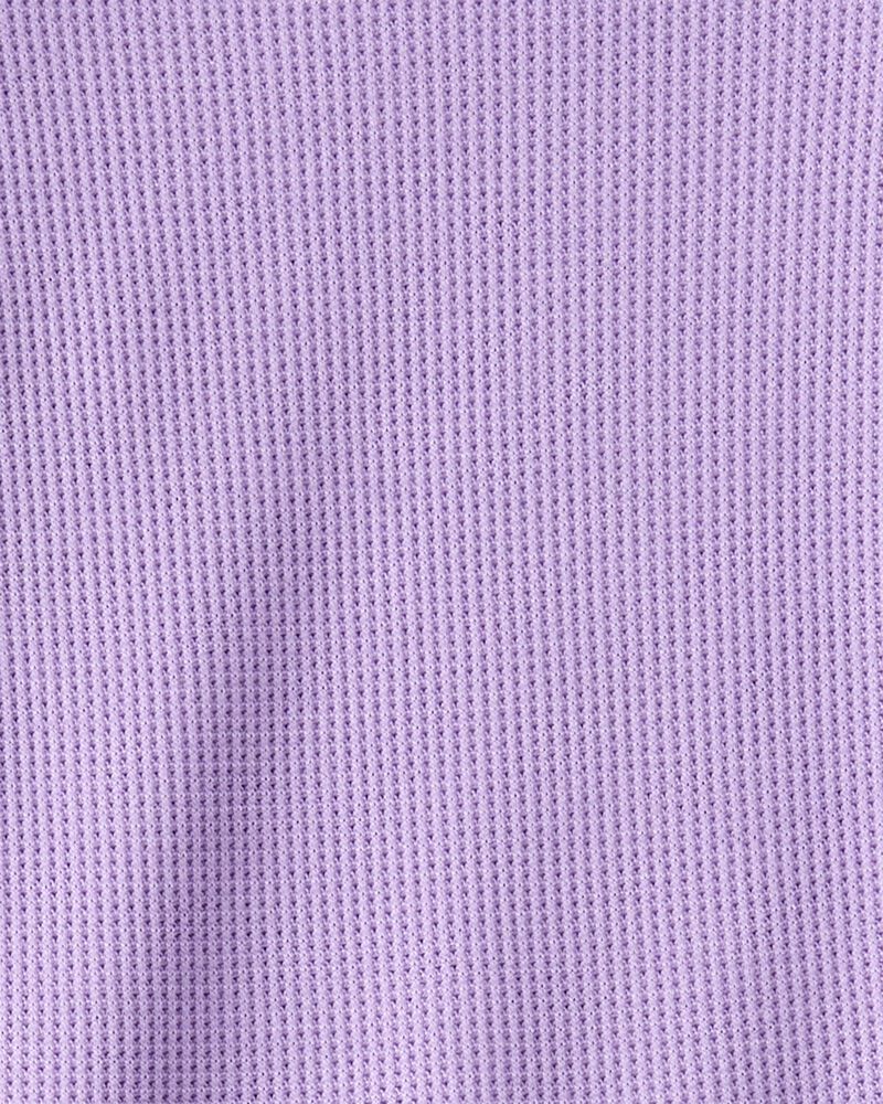 Girls PurelySoft Long-Sleeve 2-Piece Pajamas - Purple, image 3 of 5 slides