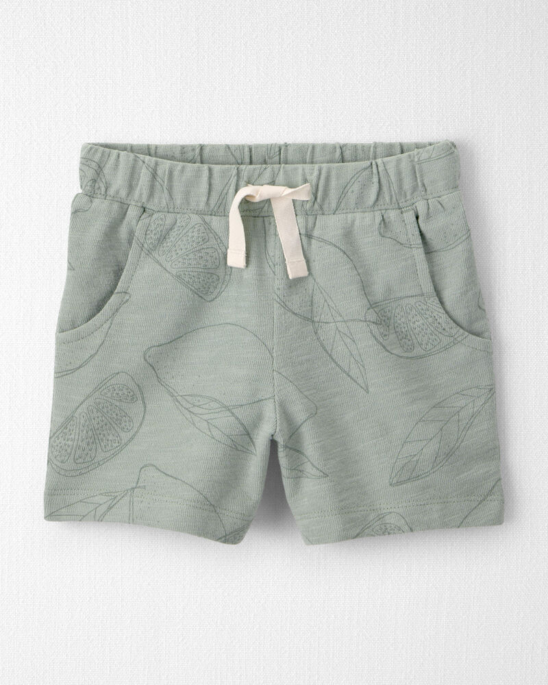 Toddler Boy 2-Piece Top & Short Set Made with Organic Cotton in Sienna Breeze, image 2 of 5 slides