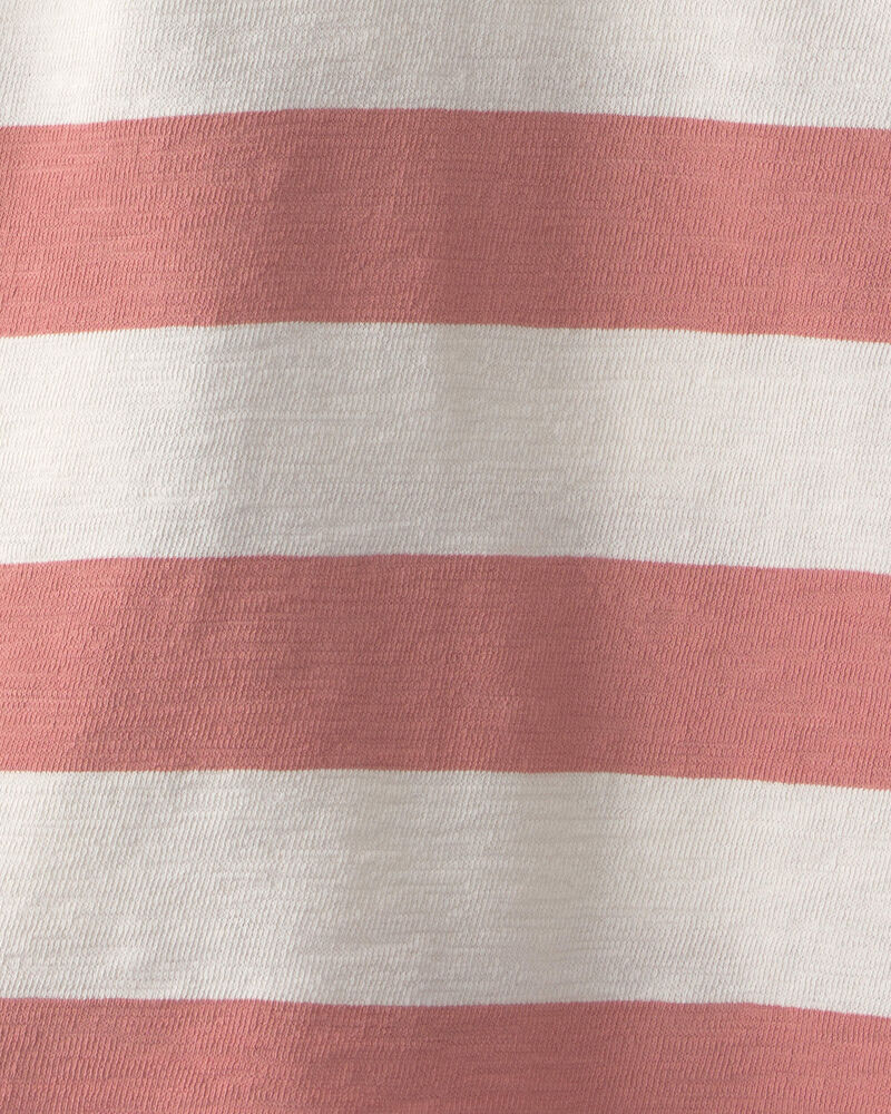 Boys Polo Shirt Made with Organic Cotton in Stripes, image 3 of 4 slides