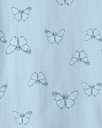 Girls Butterfly Top - Blue, 