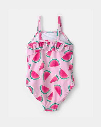 Toddler Girl Watermelon 1-Piece Swimsuit - Pink, 