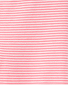 Baby Girl Cotton Striped Stretch Leggings, image 2 of 3 slides