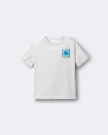 Toddler Squish Relaxed Graphic Tee - White, 