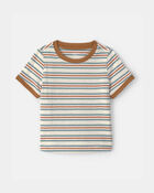 Baby Boy Striped Short-Sleeve T-Shirt, image 1 of 3 slides
