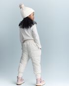 Toddler Girl Turtleneck Long-Sleeve Top - Cream, image 5 of 6 slides