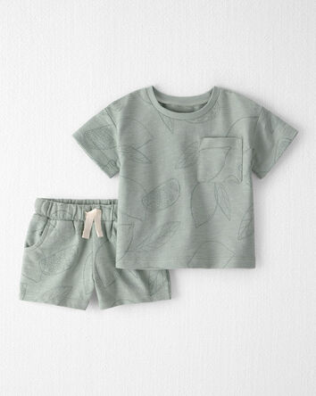 Baby 2-Piece Top & Short Set Made with Organic Cotton , 
