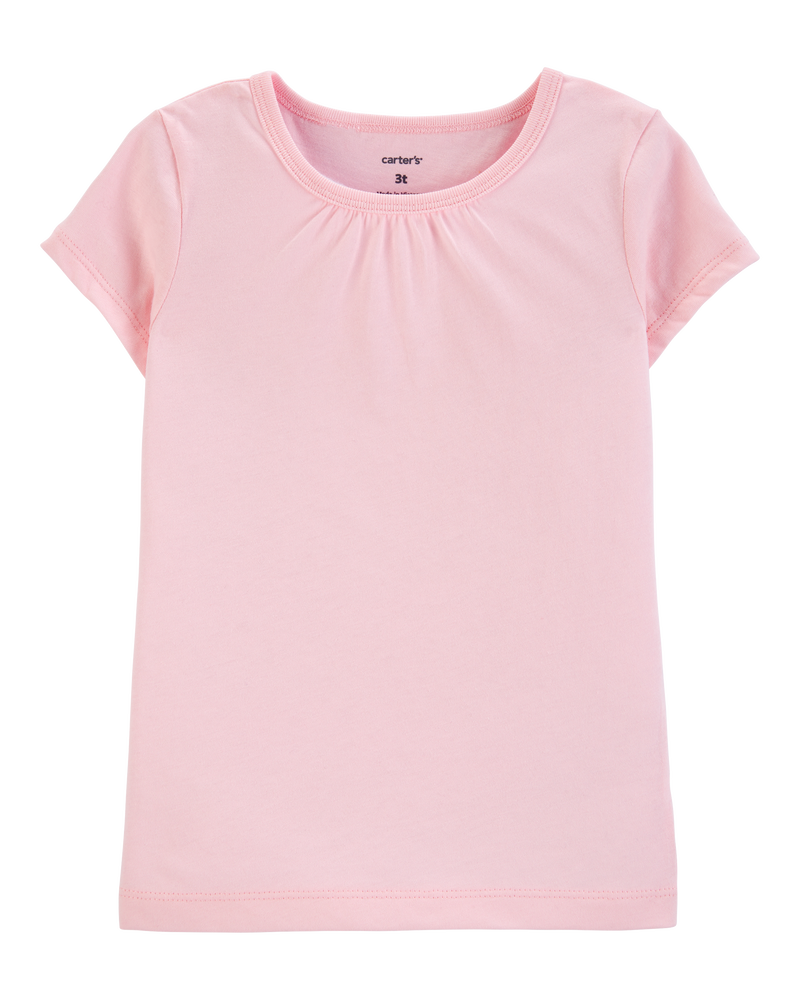 Baby Girl Cotton Tee, image 1 of 3 slides