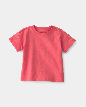 Baby Boy 2-Piece Overall Set - Coral/Khaki, 
