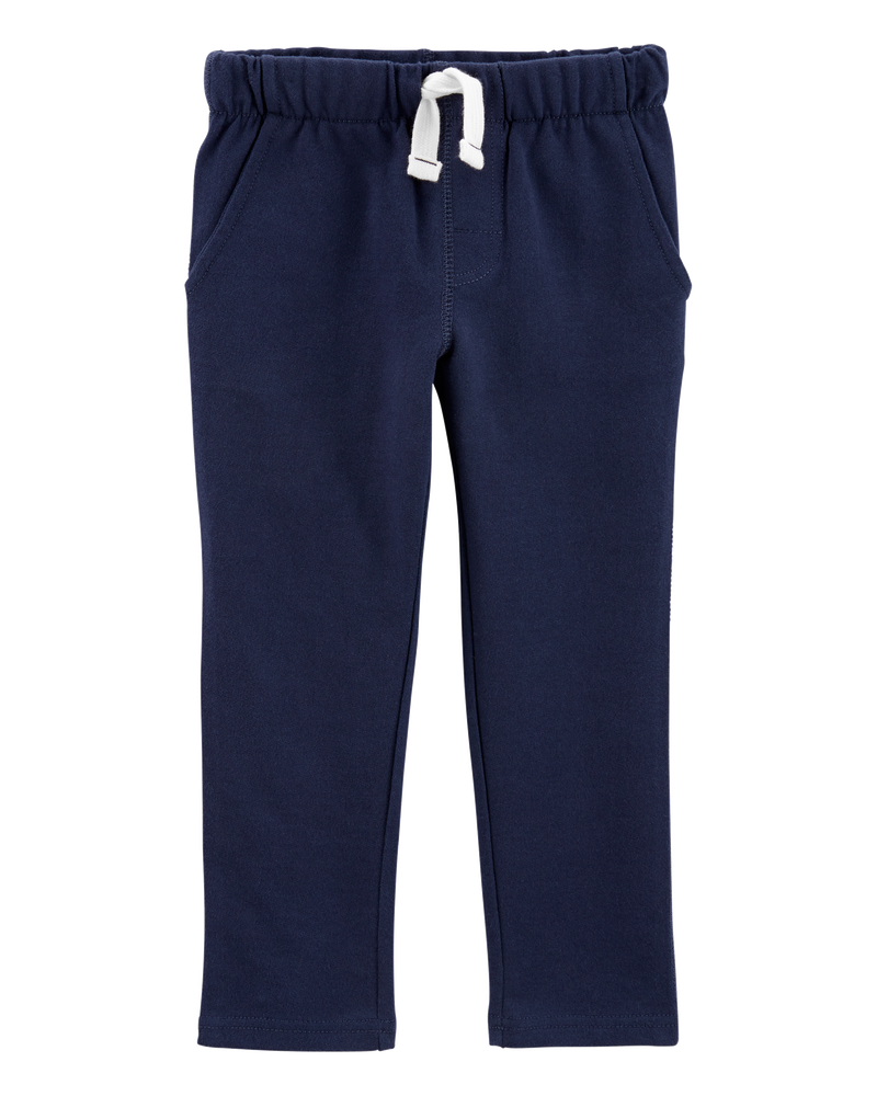 Toddler Pull-On French Terry Pants, image 1 of 3 slides