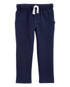 Toddler Pull-On French Terry Pants, image 1 of 3 slides
