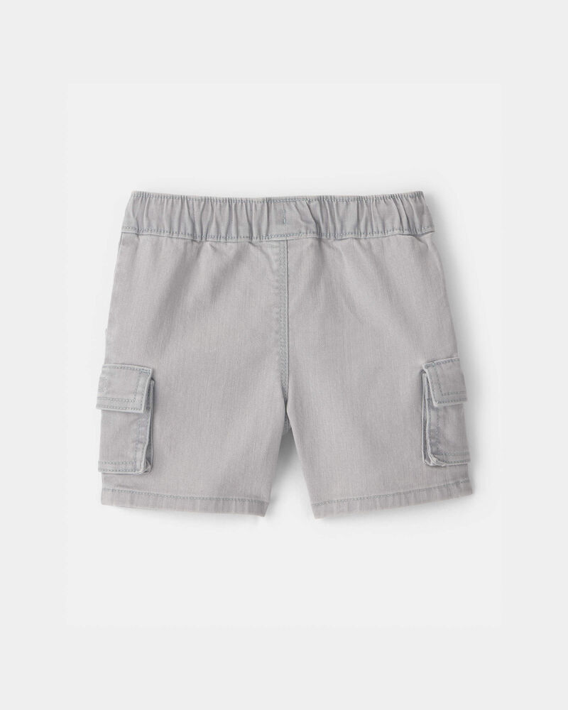 Toddler Boy Cargo Shorts - Grey, image 2 of 5 slides
