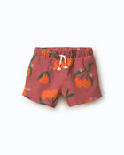 Toddler Girl A-Line Shorts in Clementine Grove Print - Rose, image 2 of 6 slides