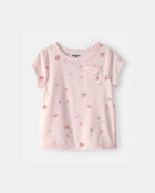Baby Girl Floral Top - Pink, image 1 of 4 slides