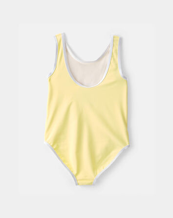 Toddler Girl 1-Piece 'Sunny Days' Swimsuit - Yellow, 