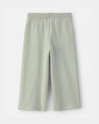 Toddler Girl French Terry Drawstring Pants - Green, image 2 of 4 slides