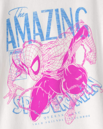 Girls &copy;Marvel Spider-Man Graphic Tee - White, 