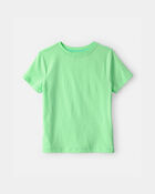 Kids Solid T-Shirt - Green, image 1 of 3 slides