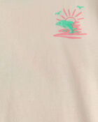 Toddler Girl 'Where the Sun Never Sets' Graphic Tee - Cream, image 3 of 5 slides