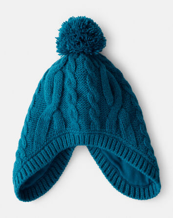 Baby Girl Winter Hat - Navy, 