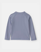 Toddler Boy Long-Sleeve Rashguard - Blue, image 2 of 4 slides