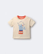Toddler Juggling Relaxed Graphic Tee - Cream, image 2 of 6 slides