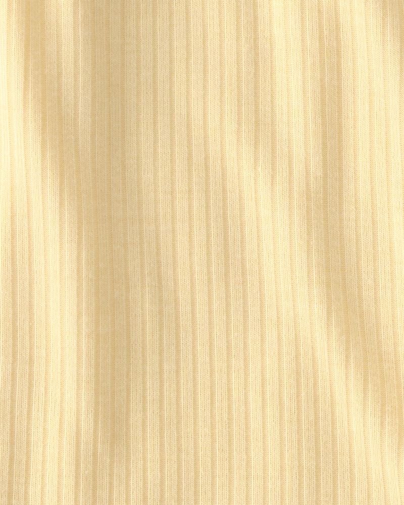 Baby 2-Way Zip PurelySoft Sleep & Play Pajama - Yellow, image 5 of 9 slides