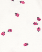 Baby Girl 3-Piece Ladybug Bodysuits & Pant Set - Pink, image 4 of 5 slides