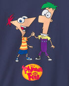 Kids Phineas and Ferb Graphic Tee - Navy Blue, image 2 of 2 slides