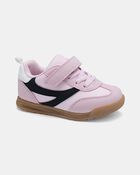 Toddler Girl Striped Casual Sneakers - Pink, image 1 of 6 slides