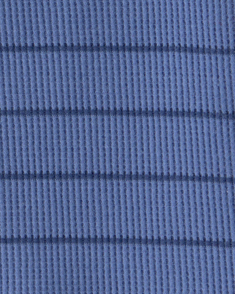 Baby Boy 3-Piece Shark Striped Outfit Set - Blue/White, image 5 of 12 slides