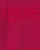 Baby Boy OshKosh Logo French Terry Pullover Sweatshirt - Red, image 3 of 4 slides