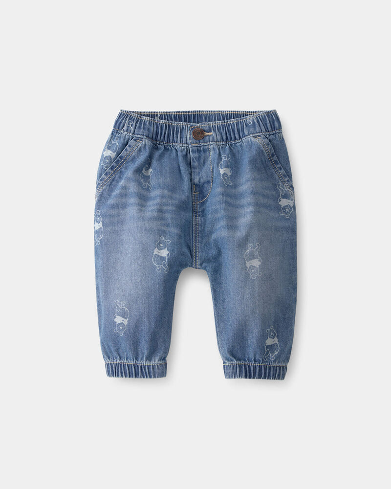 Baby Disney&copy; Winnie the Pooh Denim Pant - Medium Wash, image 6 of 8 slides