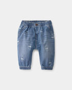 Baby Disney&copy; Winnie the Pooh Denim Pant - Medium Wash, image 6 of 8 slides