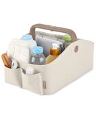 Nursery Style Light-Up Diaper Caddy - Oat, image 4 of 4 slides