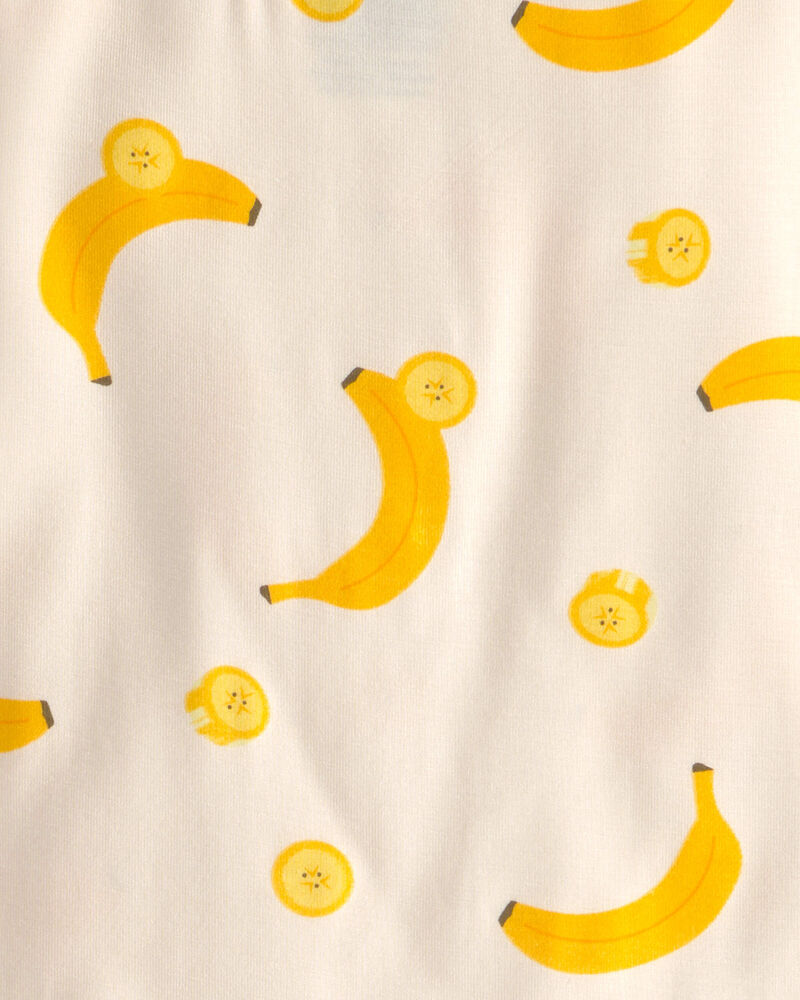 Baby Banana PurelySoft 2-Piece Pajama Set - Yellow/Cream, image 4 of 7 slides