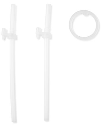 Zoo Straw Bottle (13 oz) Extra Straws - 2-Pack, 
