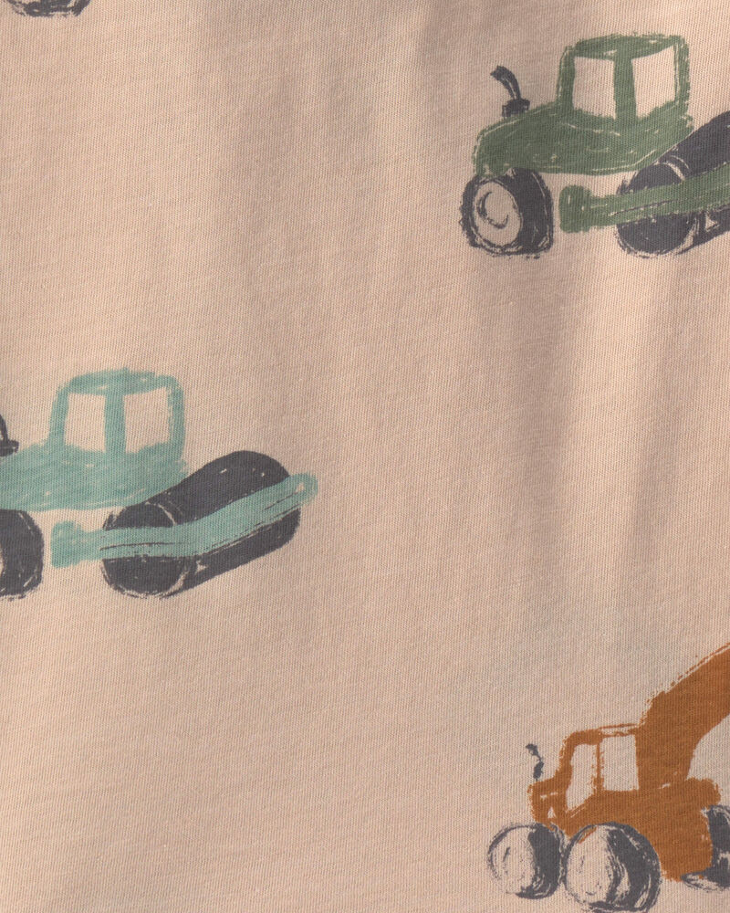 Baby Boy Construction Tee - Tan, image 2 of 3 slides