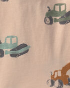 Baby Boy Construction Tee - Tan, image 2 of 3 slides