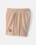 Baby Boy French Terry Shorts - Tan, image 2 of 5 slides