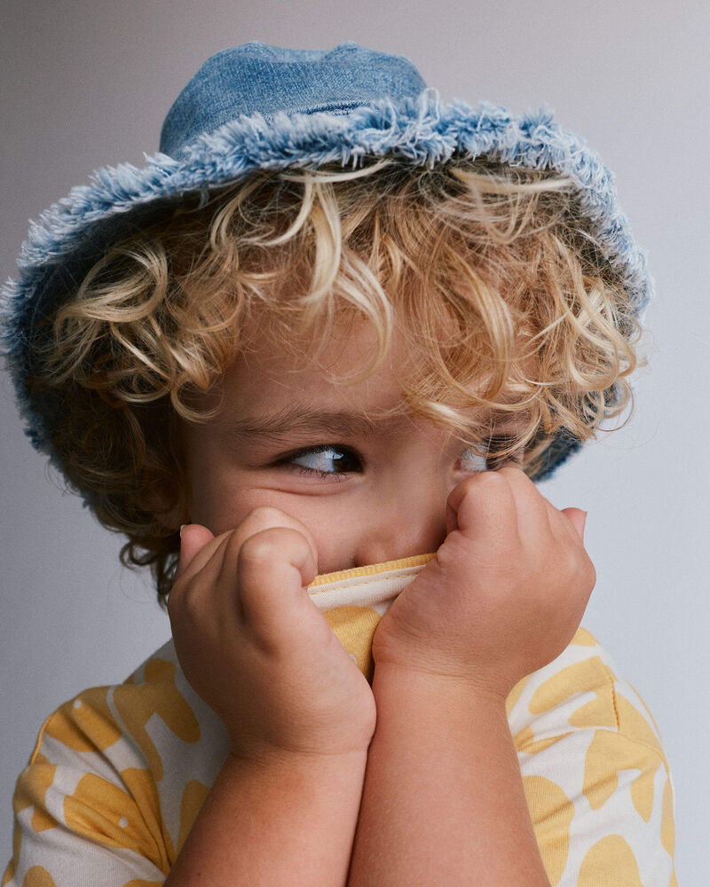Toddler Denim Bucket Hat in Avenue Wash, image 4 of 6 slides