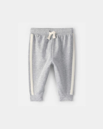 Baby Boy French Terry Pants - Heather Grey&nbsp; &nbsp;, 