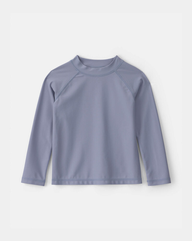 Toddler Boy Long-Sleeve Rashguard - Blue, image 1 of 4 slides