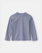Toddler Boy Long-Sleeve Rashguard - Blue, image 1 of 4 slides