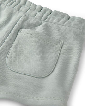 Toddler Girl French Terry Shorts Made with Organic Cotton, 