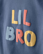 Baby Boy 2-Piece 'Lil Bro' Bodysuit & Pant Set - Blue, image 2 of 5 slides