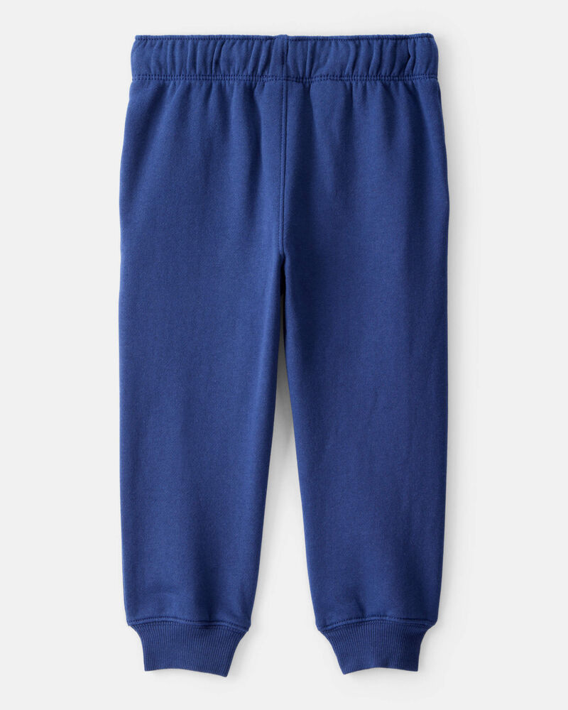 Toddler Boy DayDream Fleece Cotton Jogger - Navy, image 2 of 6 slides