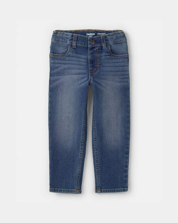 Toddler Neutral Dark Wash Straight-Leg Jeans, 